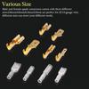 Cold Pressed 450Pcs 2.8/4.8/6.3mm Insulated Male Female Wire Connector Electrical Crimp Terminals Termin Spade Assorted Kit Box