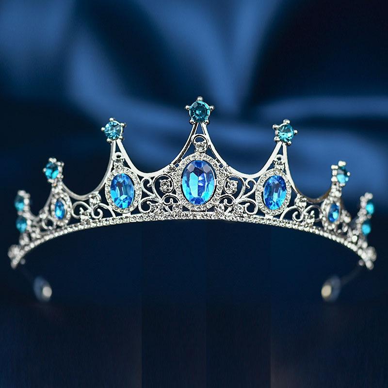 

New Color Diamond Crown Children s Festival Performance Jewelry Princess Girl Birthday Gift Rhinestone Crown