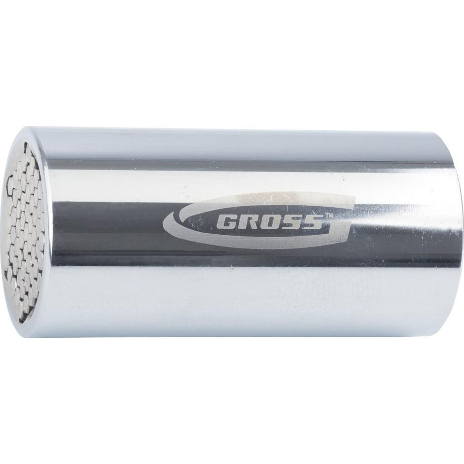 

Многомерная торцевая головка GROSS 13190 11-32 мм квадрат 1/2 , CrV, хром.