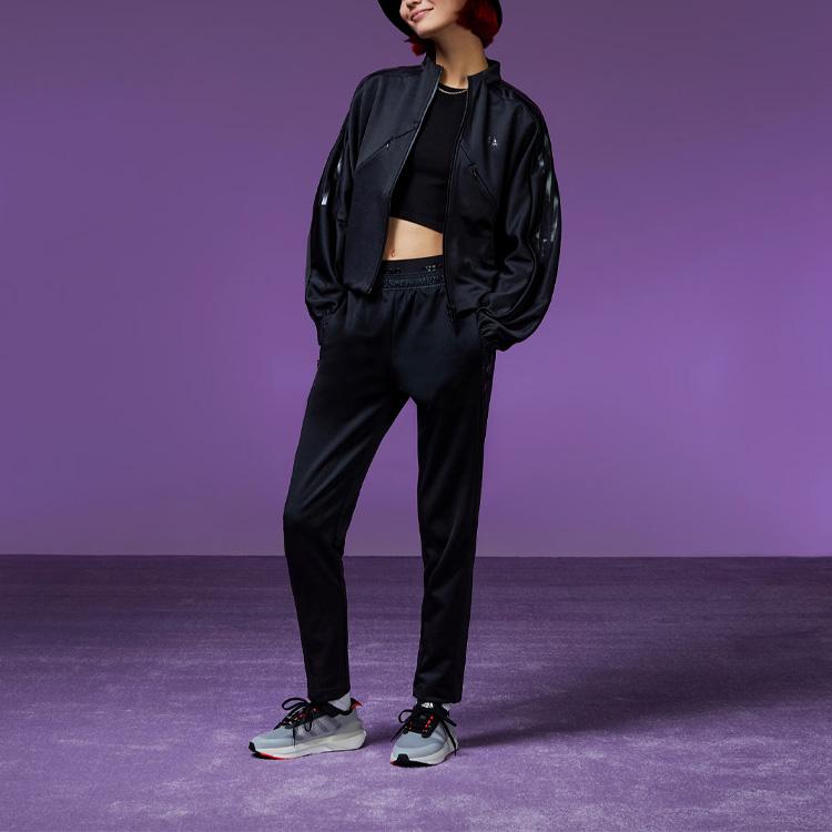 New Adidas Knitted Sports Pants Unisex Black IB2306