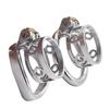 Men's CB Lock with Screws Chastity Lock Penis Cage  Sex Toys Cock Rings Ball Stretcher Stainless Steel Slave BDSM