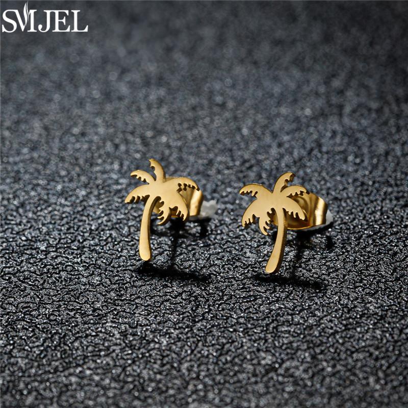 Vintage Tree of Life Stainless Steel Earrings for Women Fashion Norse Mythology Yggdrasil Jewelry World Peace Ear Studs Gift