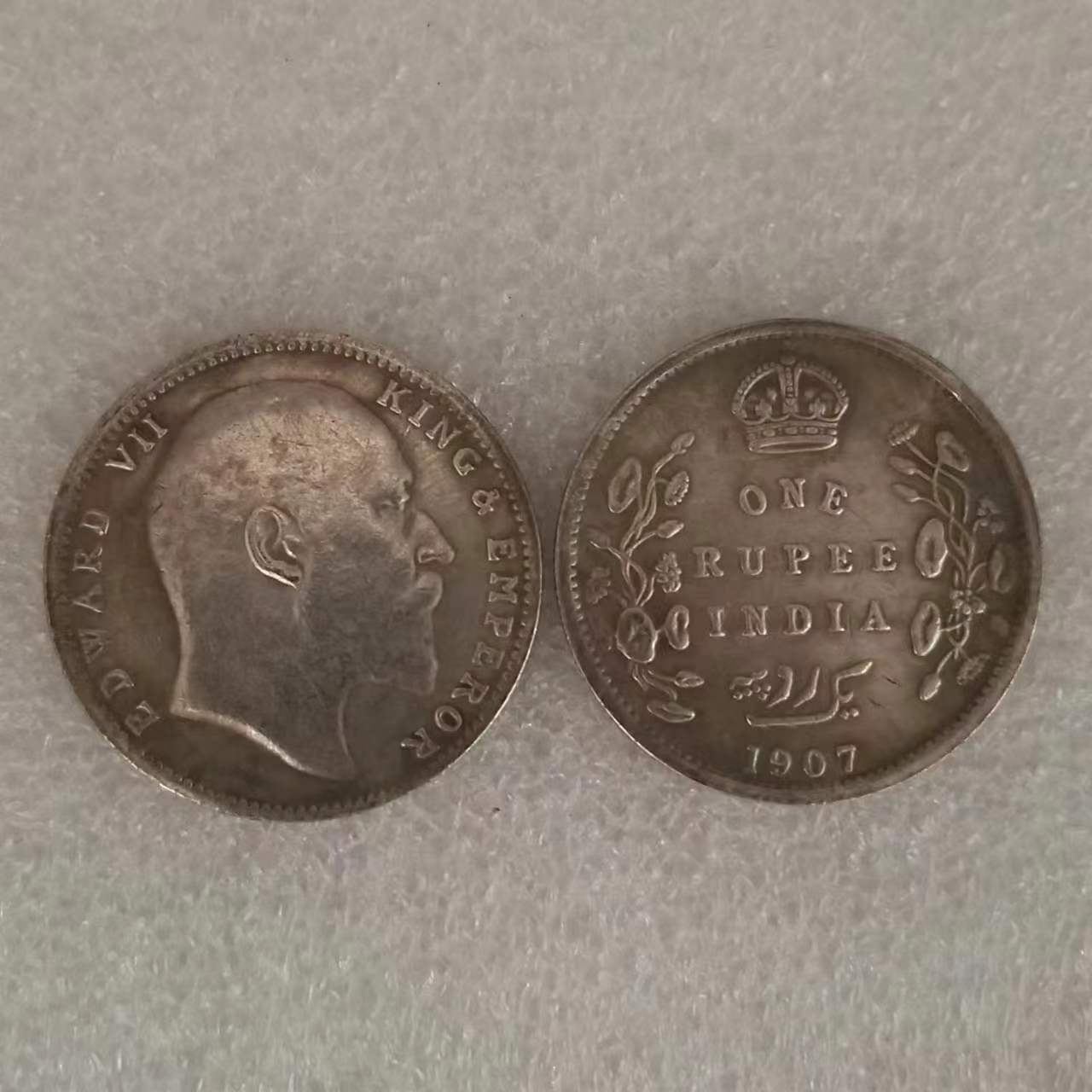 1901/1902/1903/1905/1906/1907 Edward VII Commemorative Collectible Souvenirs Silver Coins 1901