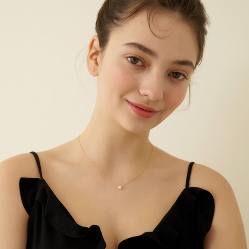 Tatiana (Silver 925) Moissanite 0.5 Carat Necklace DN0001