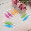 8pcs/set Colours Disposable Toothpicks Soft Interdental Brushes Dental Oral Care Tools