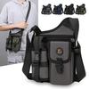Men's Crossbody Bag Water Cup Bag Outdoor Travel Cycling Bag Water-Repellent Shoulder Bag
