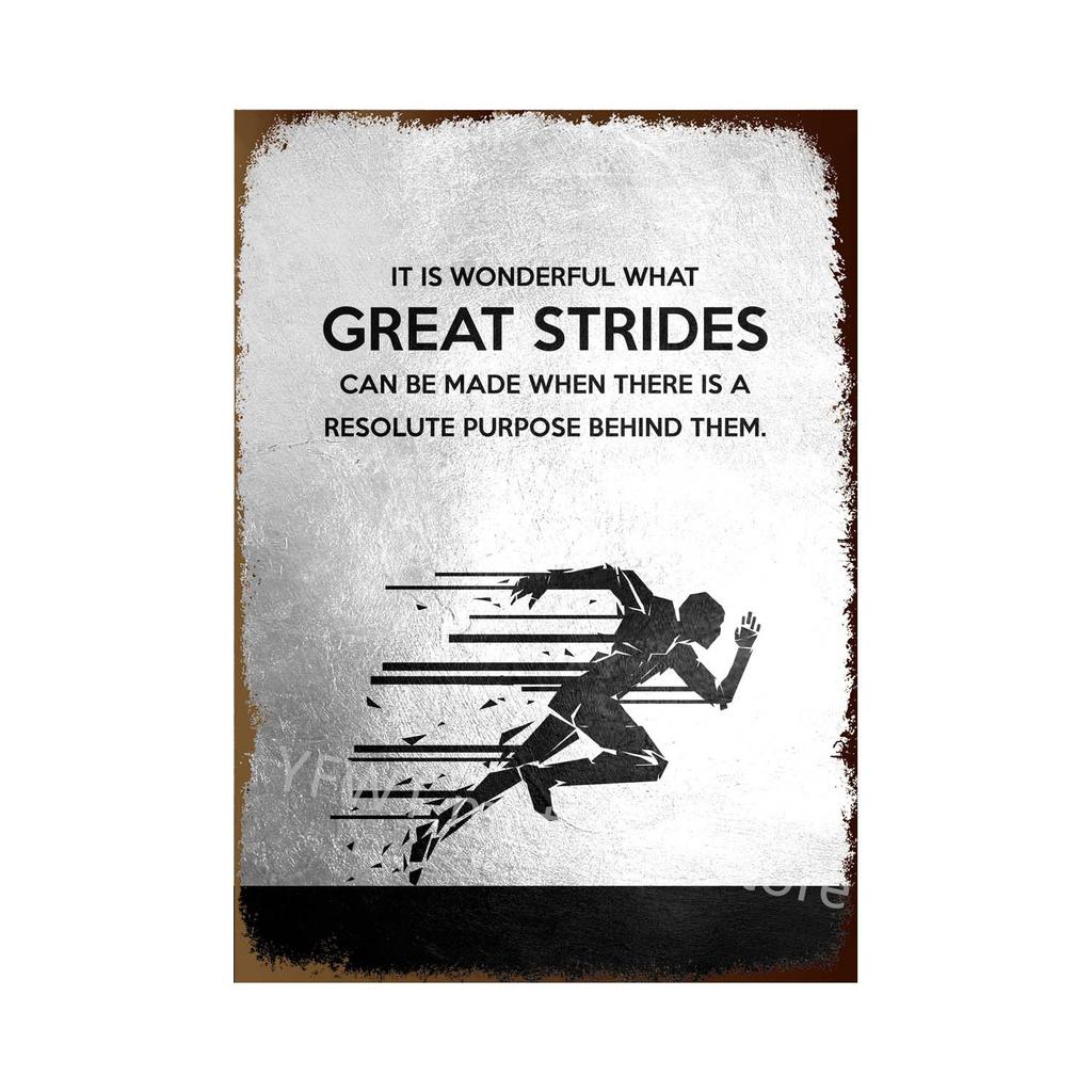 Do Your Best and Work Hard Motivational Quote Metal Tin Sign Art Posters Decorative Wall Art Picture for Office Home Decor