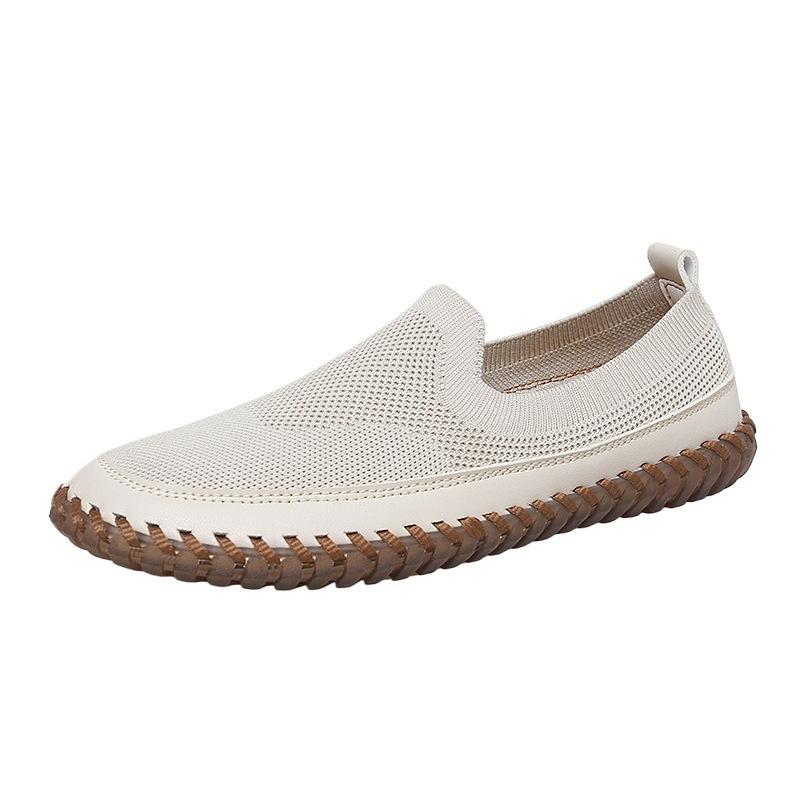 Beliebte Herrenschuhe Sommer und Herbst neue atmungsaktive Mesh-Schuhe Herren hohl gewebte weiche Sohle Fahrschuhe Herrenschuhe Freizeitschuhe