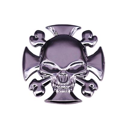 Steampunk Eisernes Kreuz Totenkopf Emaille Pin Totenkopf Schild Brosche Metall Abzeichen Rocker Biker Schmuck