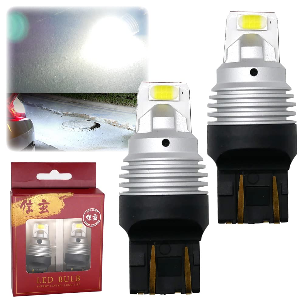 

Светодиодные лампы T20 двойные, Необработанная установка, Комплект из 2 штук, Белые, Встроенный резистор для предотвращения гипервспышек, 12 В T20 Double белый