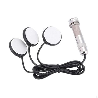 Guitar Piezo Pickup Contact Microphone Musical Instrument Accessory for Mandolin Banjo