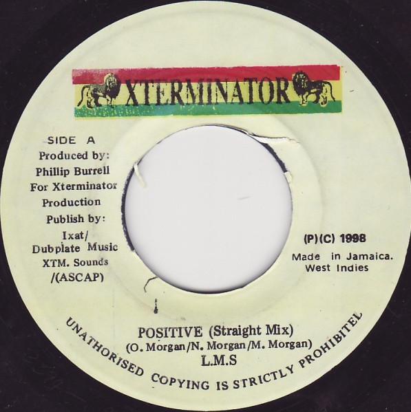 

7inch Record L.M.S - Positive none Xterminator 1998 Jamaica Reggae, Ska & Dub Used