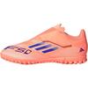 F50 Club  Kids Beam Orange Lucid Blue TF Turf Soccer Cleats JI0035