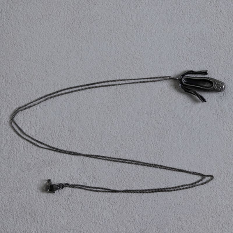 Mouvebament Toe Shoe Necklace_Silver925