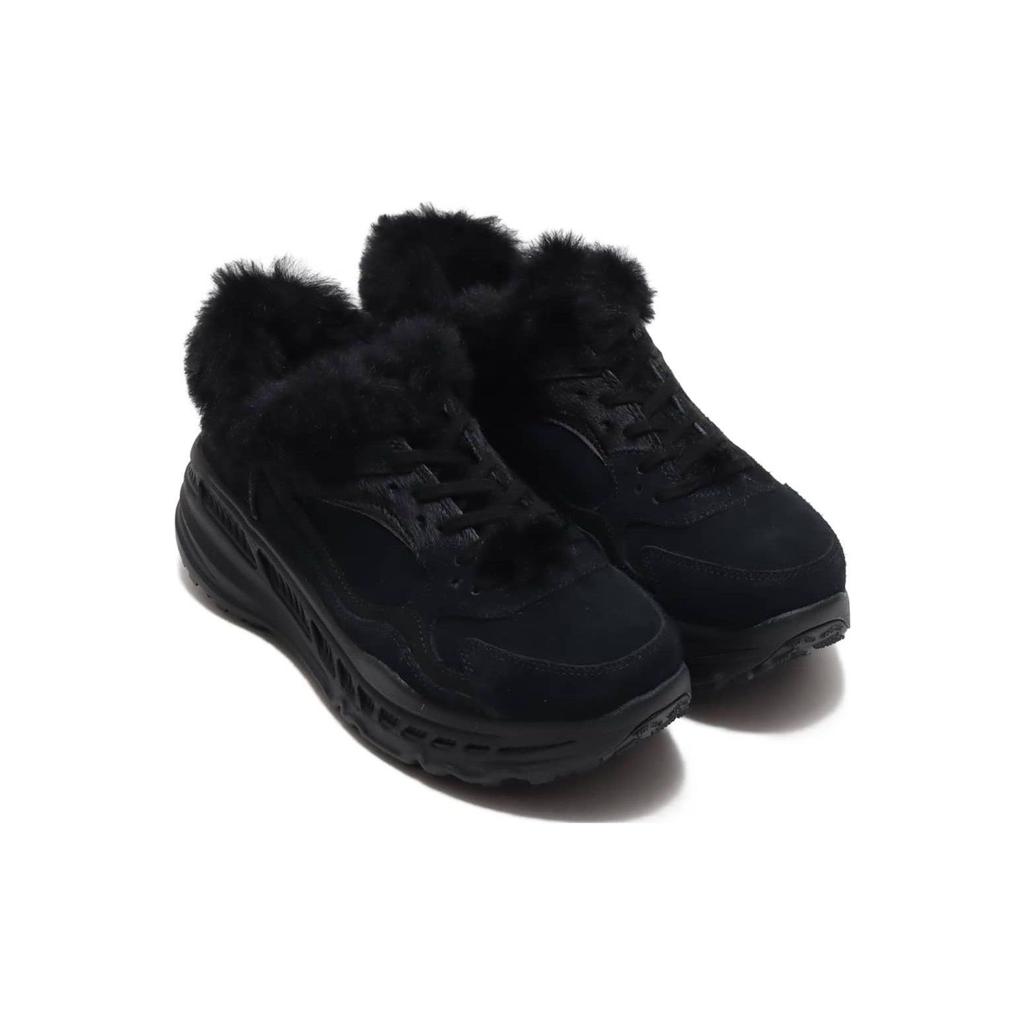 UGG Fashion Leather Low-Top Casual Shoes Women sneaker Black 1120118-BLKBR