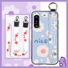 Protective Phone Holder Phone Case For Sony Xperia5 IV Kickstand Dirt-resistant Lanyard Back Cover Waterproof Soft Case
