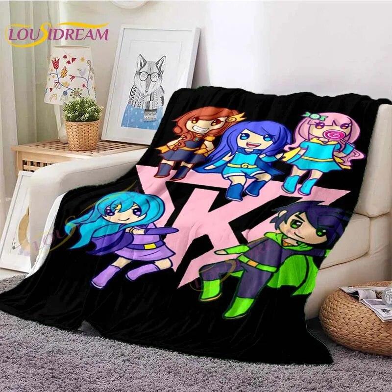 LoveUnholyc Decke RPG Decke Princess Connect Decke Spiel Anime Flanelldecke für Bett Sofa Reisen Weihnachtsdecke