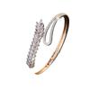 Korean Version of the New Fashionable and Exquisite Zircon-set Women's Simple Light Luxury Leaf Bracelet