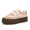 Dopamine~ Velcro thick baseplate shoes female students versatile design sense casual little white shoes 2025 new ins