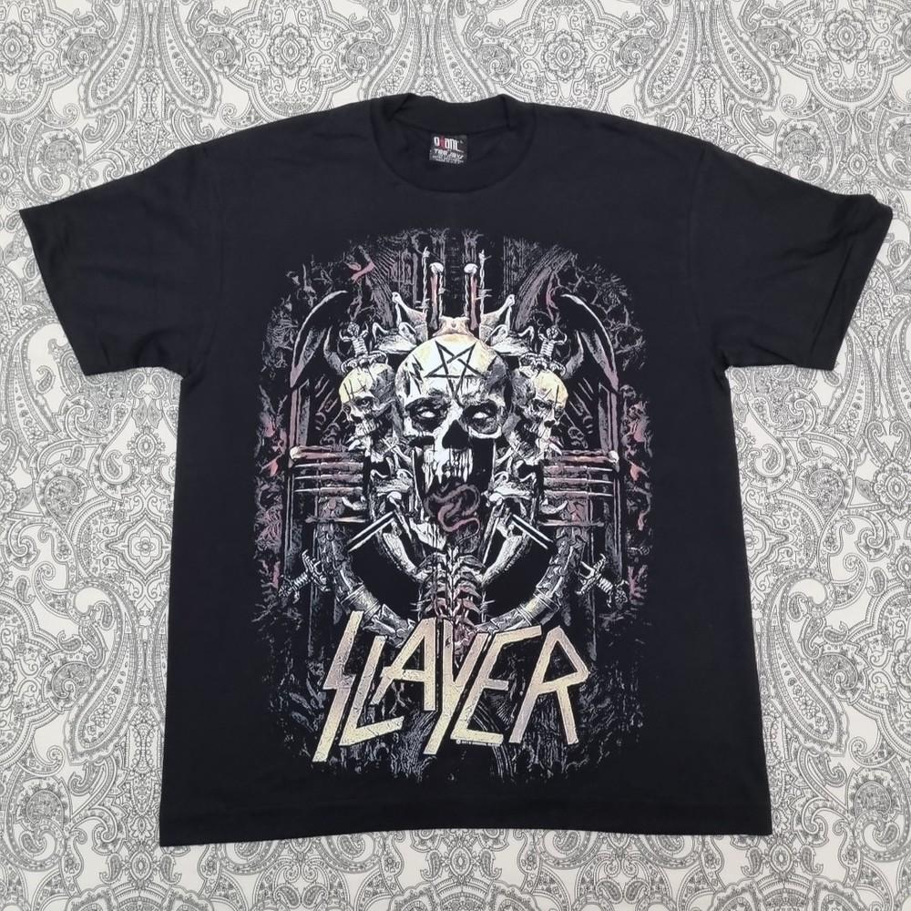 

Slayer Lamb Of God Футболка с принтом тура группы Anthrax Behemoth Testament XL