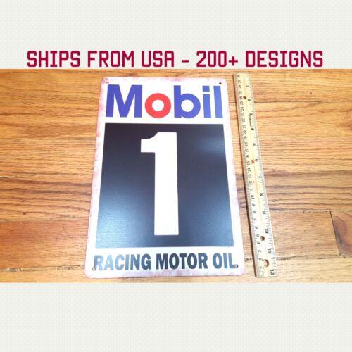 

Vintage 1 Sign 1 Racing Oil Mobil1 Oil Tin Sign One Metal ShopAluminum 20x30cm（7.8x11.8inch）