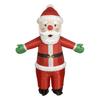 Santa Claus Inflatable Costume with Green Gloves for Christmas Party Cosplay