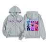 Kids Fashion Women's Lightweight Long Sleeve Zipper Hoodie Printed Hoodie With Pockets