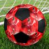1pz Cristiano Ronaldo Forza misura 5 pallone da calcio PrahaPallone da calcio indoor Colorato Per tutte le età Cucito a macchina PVC Pronto per la competizione Resistente Alto rimbalzo