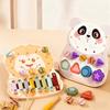 Kids Early Education Toys Screws Montessori Animal Wooden Xylophone Musical Instrument Toy Sensory Busy Board Toddler Christmas