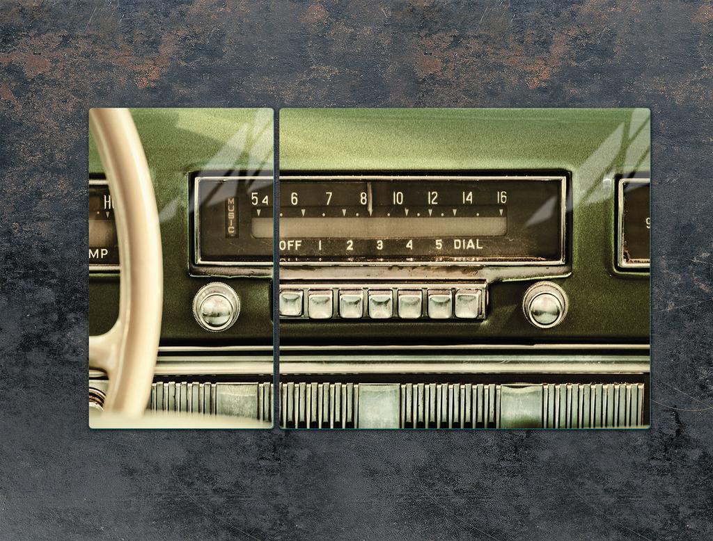SZKLANA PŁYTA OCHRONNA NA KUCHENKĘ 90x52 RADIO