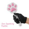 Cat Claw Sexy Toy Clap PU Leather Soft Horse Crop Anti-slip Handle Riding Sports Game Play Whip Fetish Toys for Couples BDSM