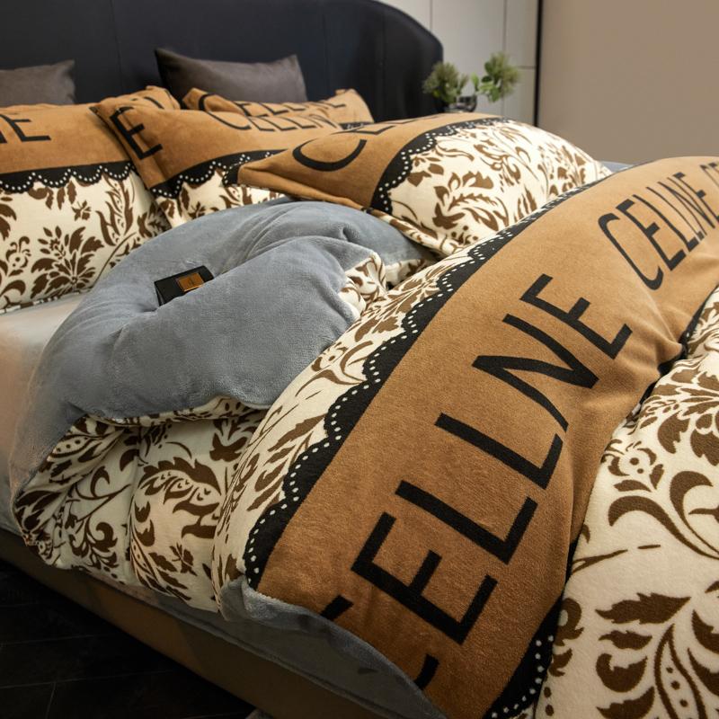 Fashion Leopard Milk Velvet Duvet Cover Girls Women Bedroom Queen King Comforter Cover Without Pillowcase Gray Quilt Covers 1Pc