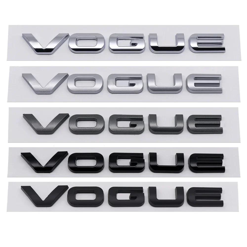 ABS Autoaufkleber Buchstaben Emblem Heckklappenplakette für VOGUE EVOQUE Discovery Range Rover Defender Freelander