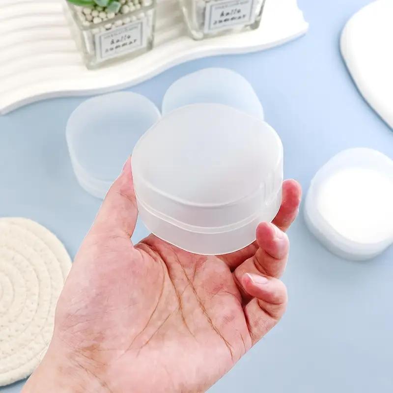 

1 шт. Круглая коробка для хранения в стиле INS, Кавайная для девочек, для ювелирных изделий, заколок для волос, Пылезащитная коробка, Дорожный портативный маленький органайзер для мелочей 2PCS