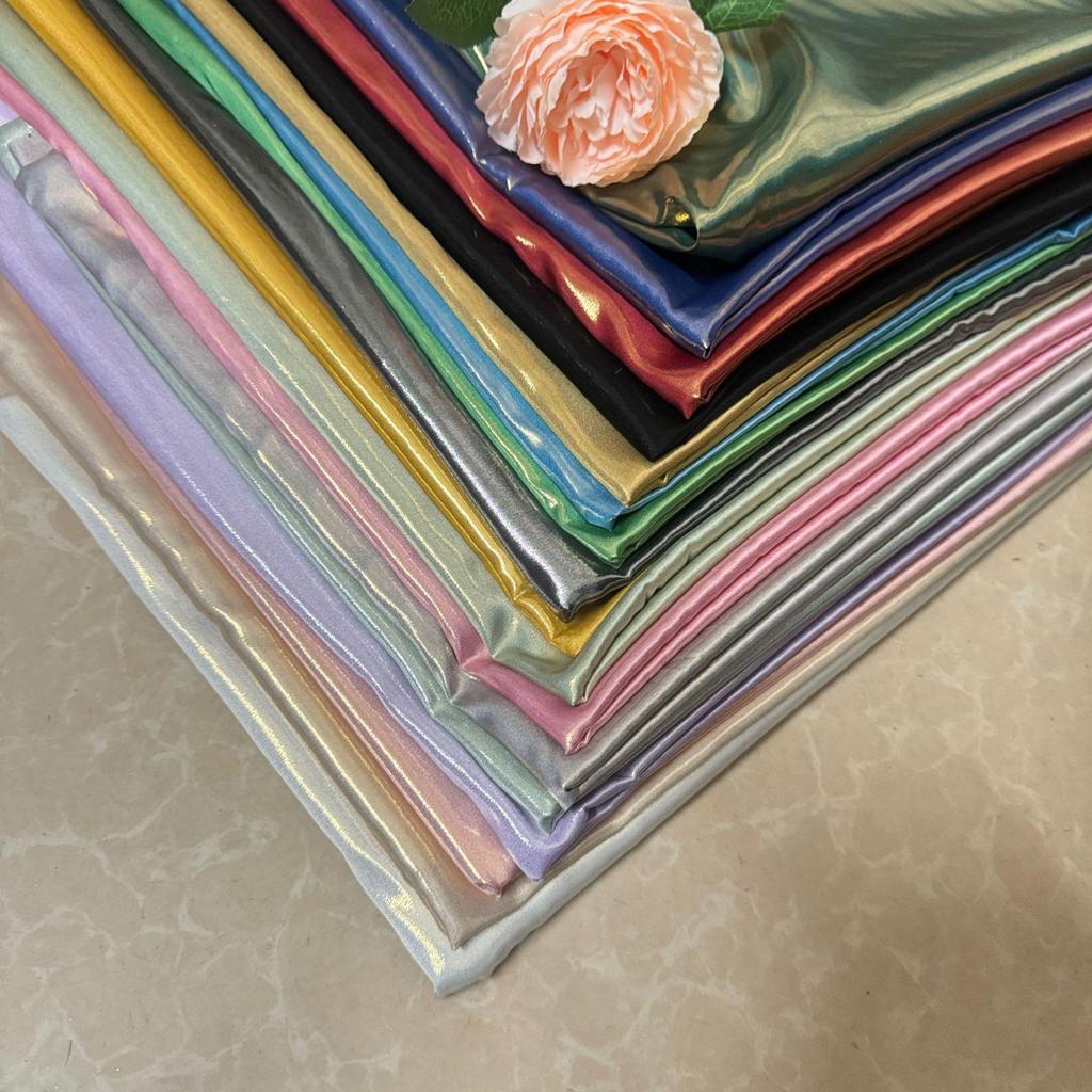 Tessuto per Abito da Sera Cheongsam in Chiffon di Seta Dorata