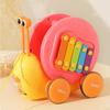 Baby Walker Drag Rope Snail Learning To Walk Pull-Along Snail Toy  Early Education
