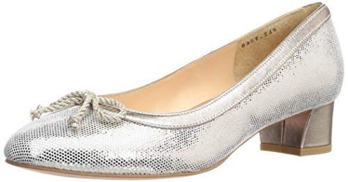 JILL STUART SCHUH Damen Pumps mit Schleifenmotiv und runder Spitze, Größe 6357 GD, Größe 23,0 cm, E