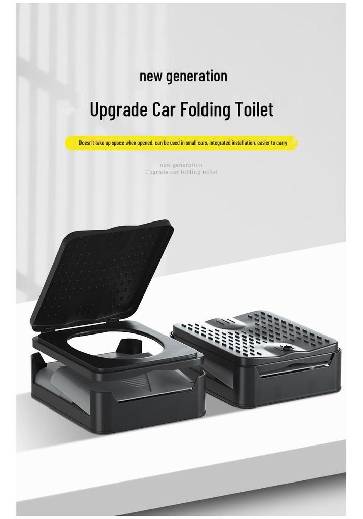 Portable Folding Travel Toilet Seat for Camping and Road Trips