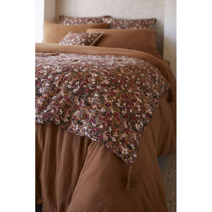 Bout de lit "Capucine" 90 x 200 cm "Gaze de Coton" - Capucine Camel - 90 x 200 cm