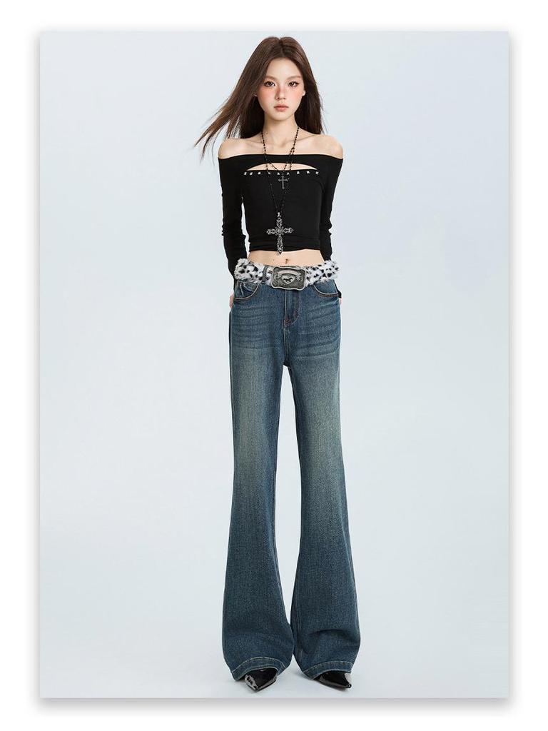 2025 Retro Summer Slimming Flared Women's Jeans