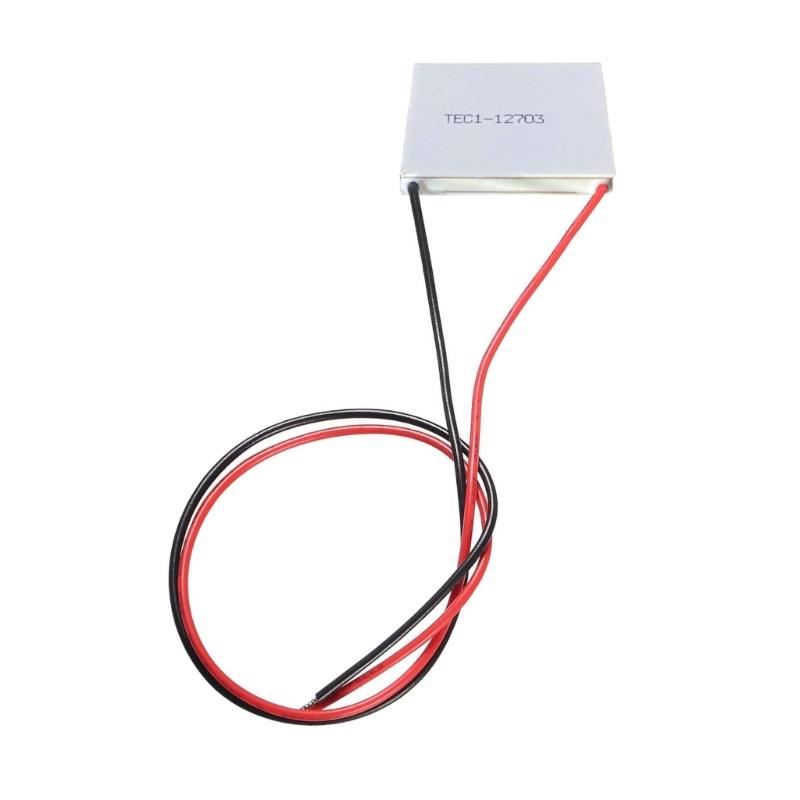TEC1-12703 Kühlkörper 12V 12A 29,7W Thermoelektrisches Kühlpad 30mmx30mm Kühl-Peltierplattenmodul