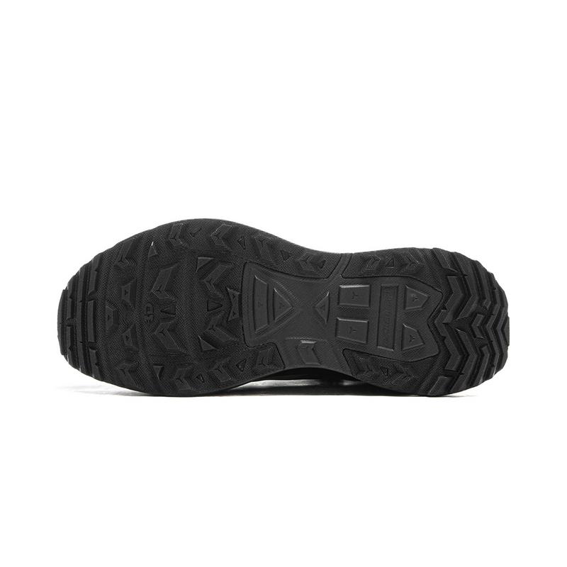 Li Ning CF Outdoor Comfort Fashion Shock Absorbing Wear Resistant Rebound Low Top Hiking Shoes Unisex Hiking Shoes Black AHCV037-13