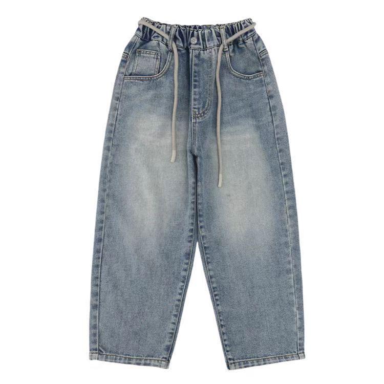 Jungen Jeanshose - Frühling/Herbst Stil, Lockerer Schnitt, Trendige Lange Hose für Kinder