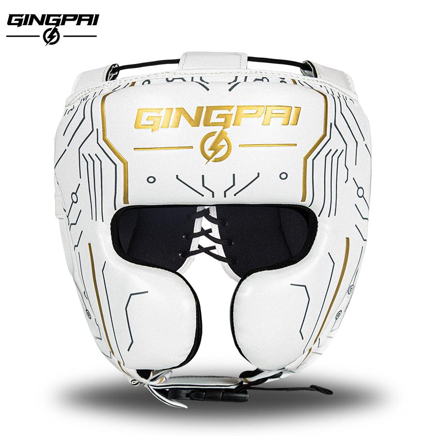 Professional Boxing Headgear Adult Full Face Protection Closed Training Helmet for Karate Sanda MMA Ear Guard