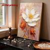 DIY Perlenmalerei Set Gänseblümchen Muster Heimdekoration Handgemacht Klebende Diamanten Kreative Leinwand Perlenkunst Malerei Bastelbedarf Perfektes Geschenk