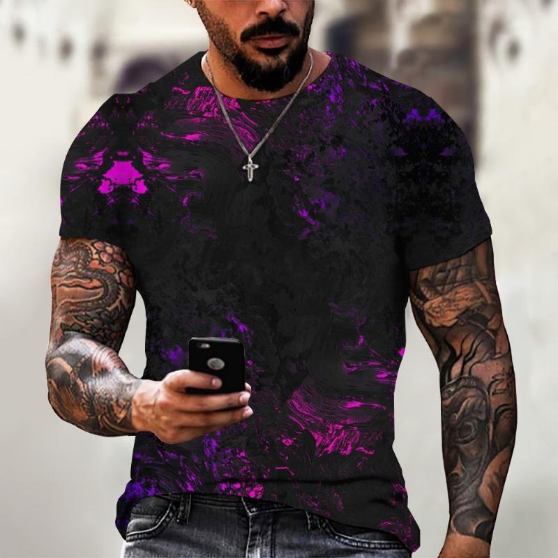 New Fashion Men Viking Tattoo Art T Shirt 3D Print T-shirts Short Sleeve Casual Tops