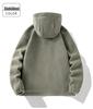 Men's and Women's Embroidered Warm Hooded Winter Fleece Jacket 8918 - Popular Internet Celebrity Style