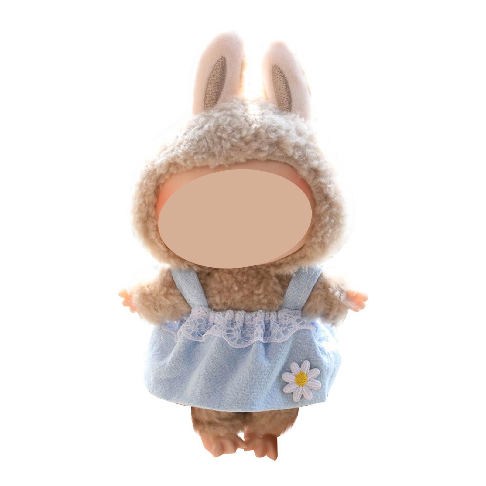 

Забавная одежда для кукол, плюшевые игрушки в стиле аниме и милые аксессуары,милые куклы одежда One Size синий