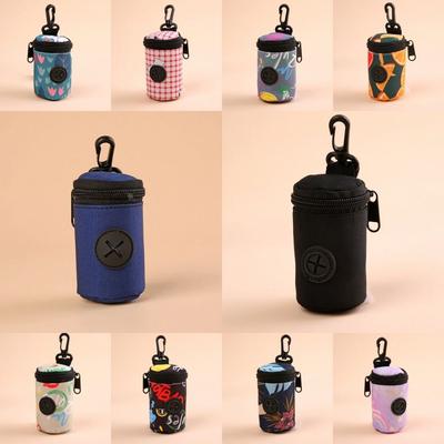 Hangable Dog Poop Bag Dispenser Zipper Garbage Bags Organizer New Waste Bag Holder Pet Supplies