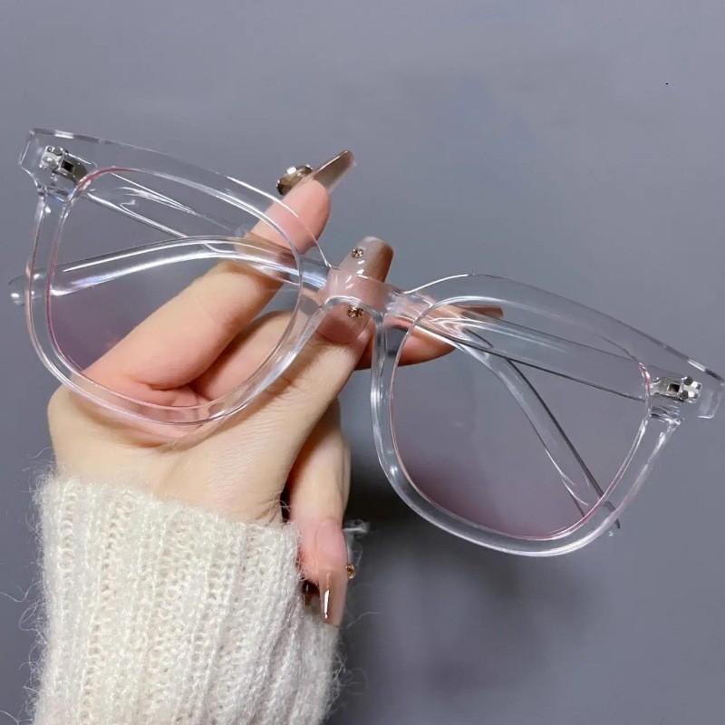 Plain Eyeglasses Transparent Blue Light Glasses Anti Blue Light Eyewear Retro Blocking Glasses For Eyewear For Daily Use Office
